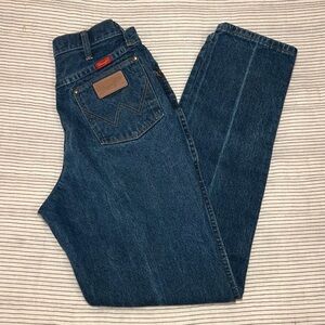 Vintage Wrangler High Rise Straight Leg Jeans